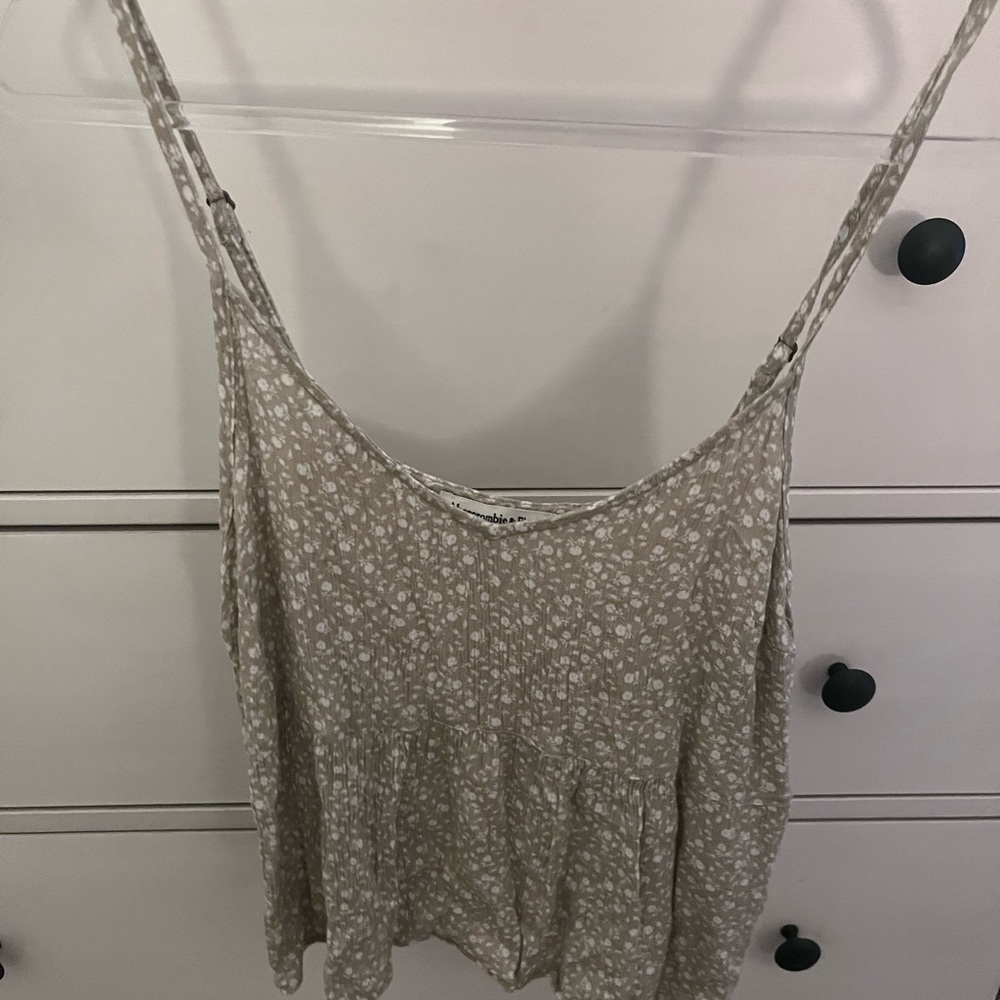 Floral Beige Women's Top